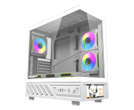 Obudowa do komputera DarkFlash DS950V White With Display + 6 Fans